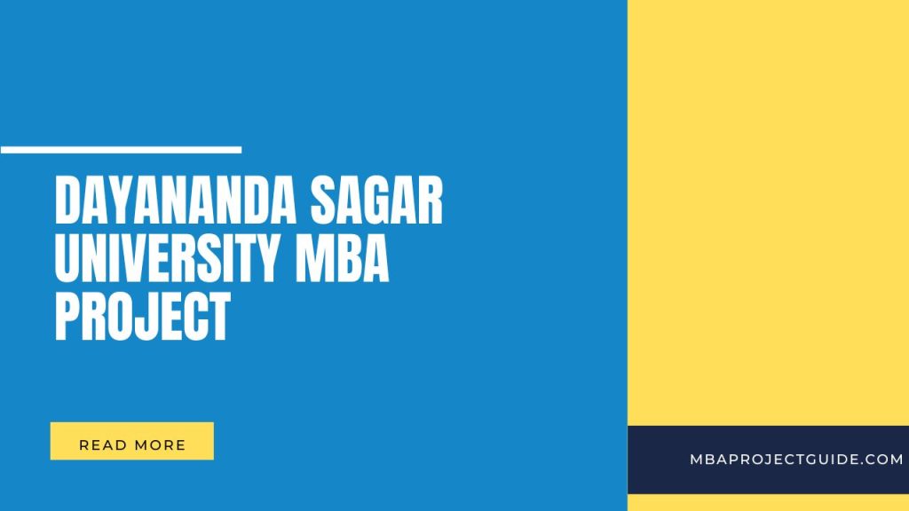 Dayananda Sagar University Mba