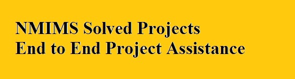 Nmims Solved Project